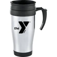 Stainless Steel Mug With Handle - 14oz  with YMCA Logo